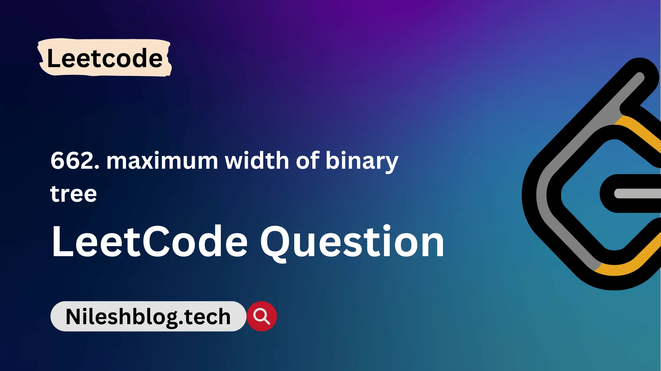 leetcode 662. maximum width of binary tree